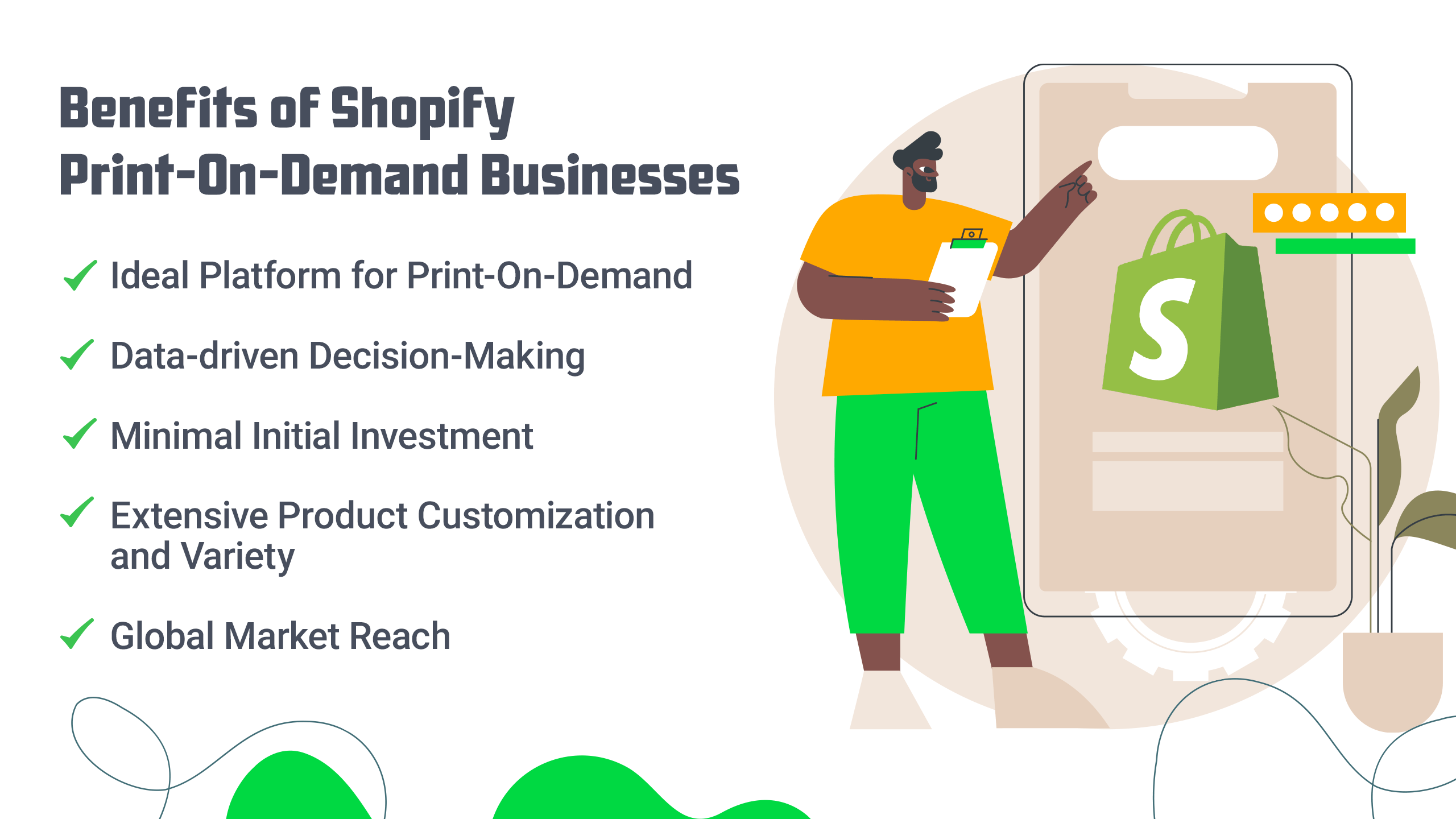 Benefits of Shopify print on demand business